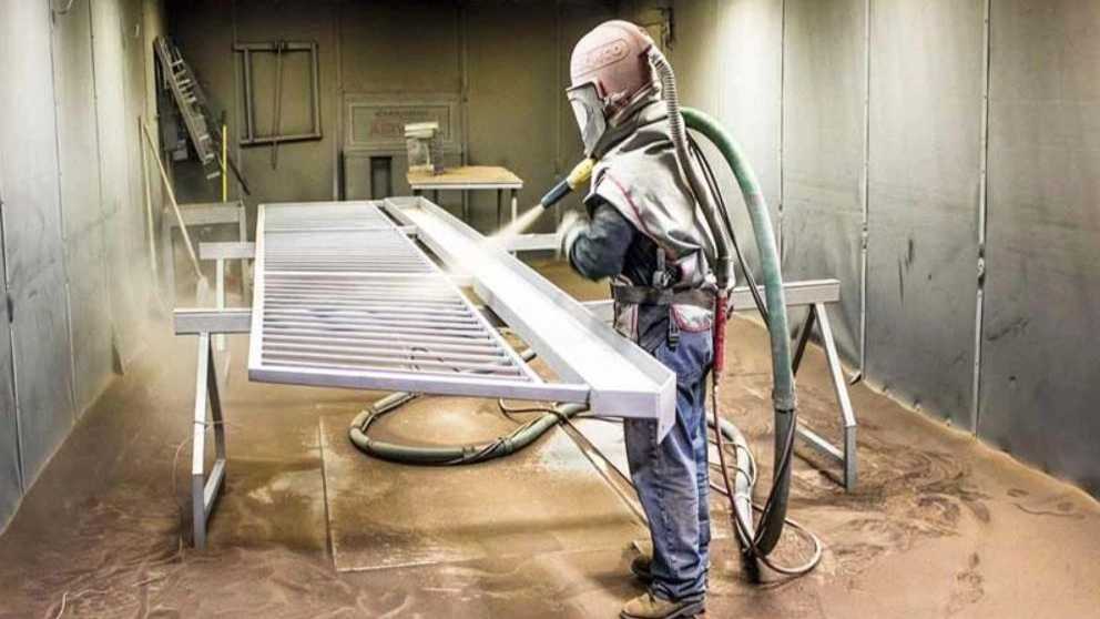 Authoritative sandblasting on campus