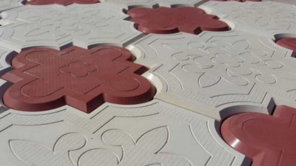 What is concrete mosaic?