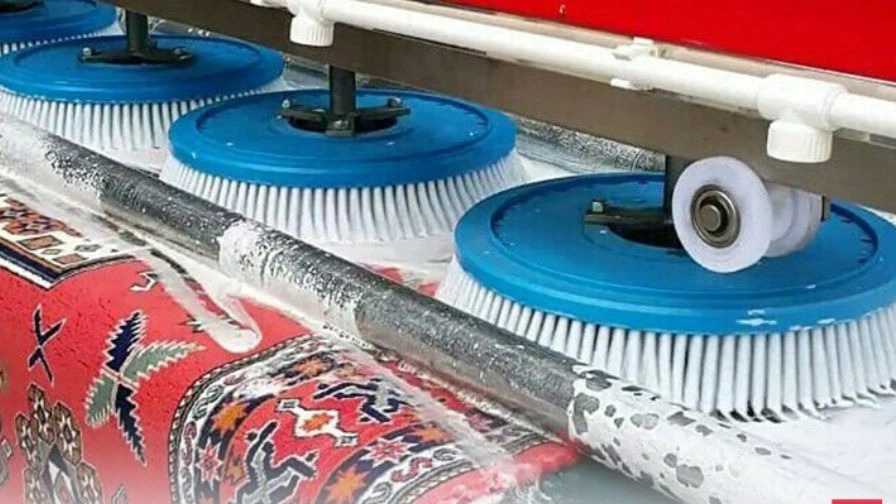 Alborz'da eski halı temizliği