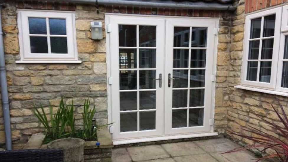 What are double-glazed aluminum doors and windows?
