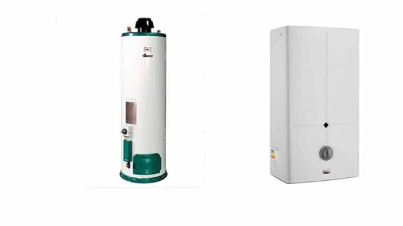 The difference between a water heater with and without a tank