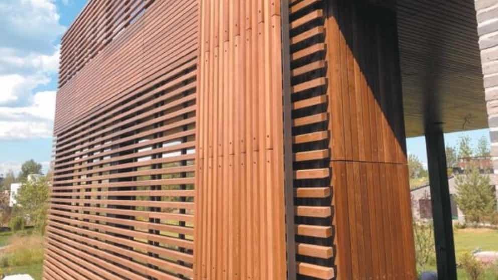 Binanın ahşap cephesinin Thermowood ile tasarlanması ve uygulanmasının avantajları