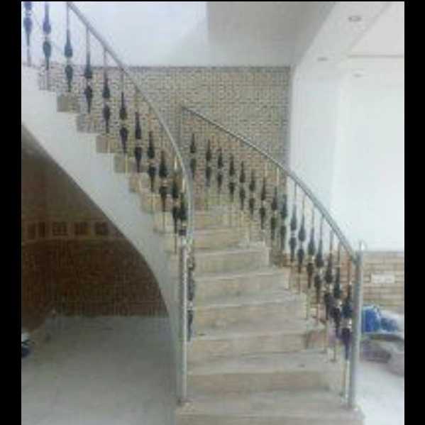 نرده استیل درب آکاردئونی و پنجره فلزی
