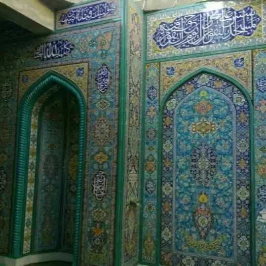 کاشی سنتی مساجد اصحاب هاشمی‌