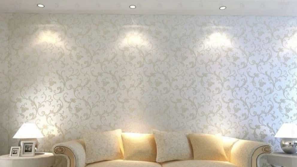 Comparison of wallpaper and paint