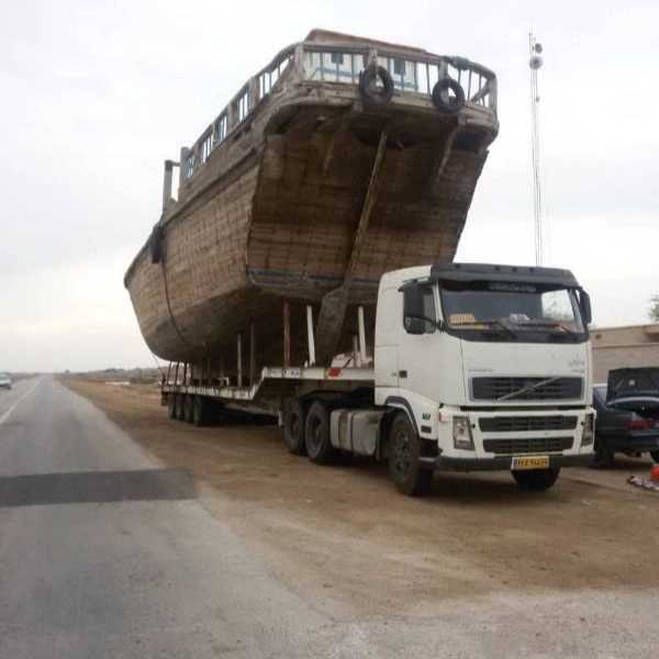 حمل و نقل بار ترافیکی کمرشکن فاخر