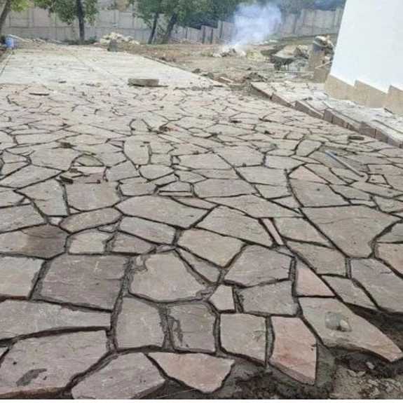اجرا و فروش سنگ لاشه مالون سنگ ورقه ای خیرمحمدی