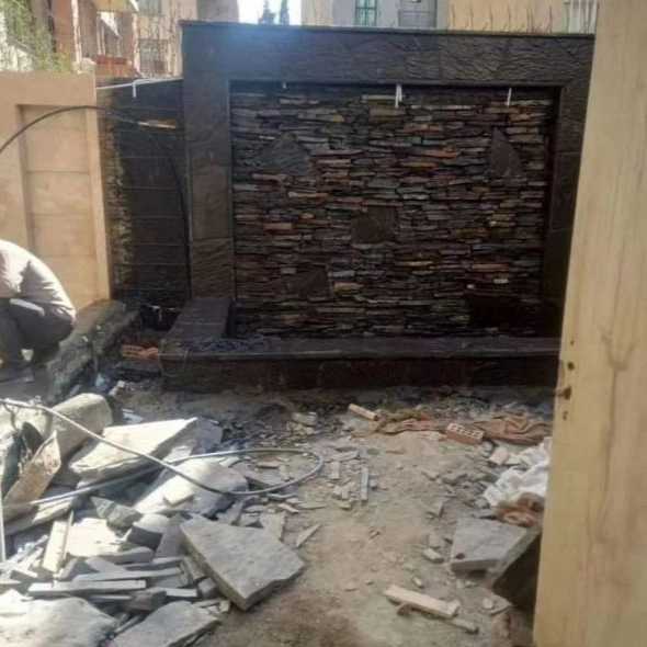 اجرا و فروش سنگ لاشه مالون سنگ ورقه ای خیرمحمدی