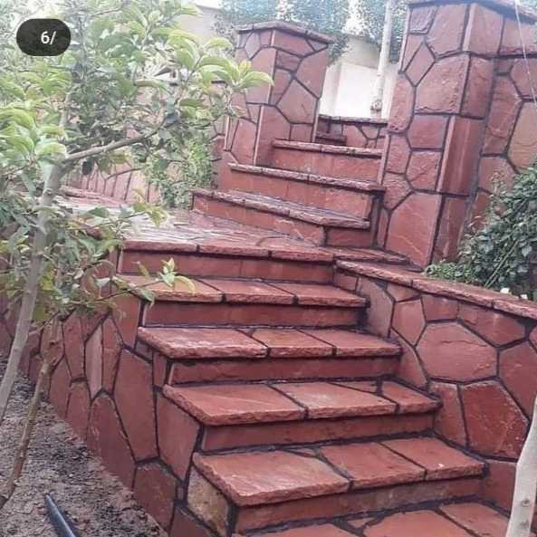 اجرا و فروش سنگ لاشه مالون سنگ ورقه ای خیرمحمدی
