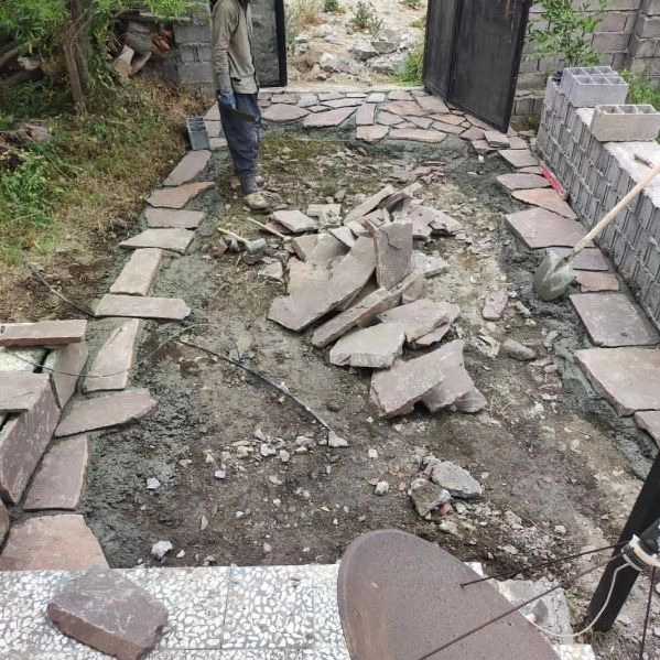 اجرا و فروش سنگ لاشه مالون سنگ ورقه ای خیرمحمدی