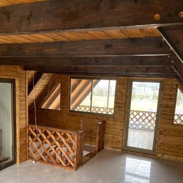 پروژه تنکابن به متراژ 30متر تمام چوب  طرح سنتی