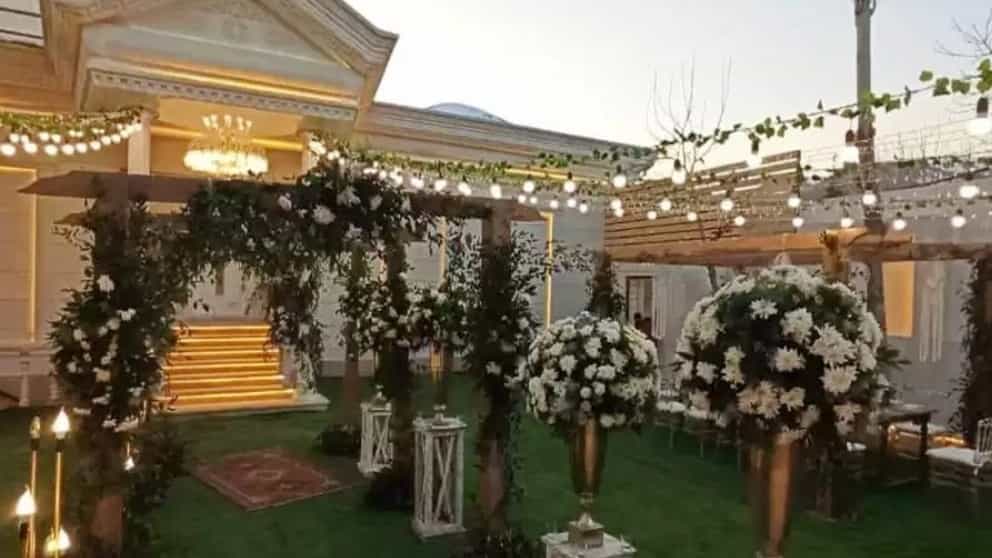 Ceremonies and gardens of Aso Hall