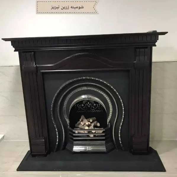 شومینه های کلاسیک(برقی،گازی،چدنی)با فرم چوب