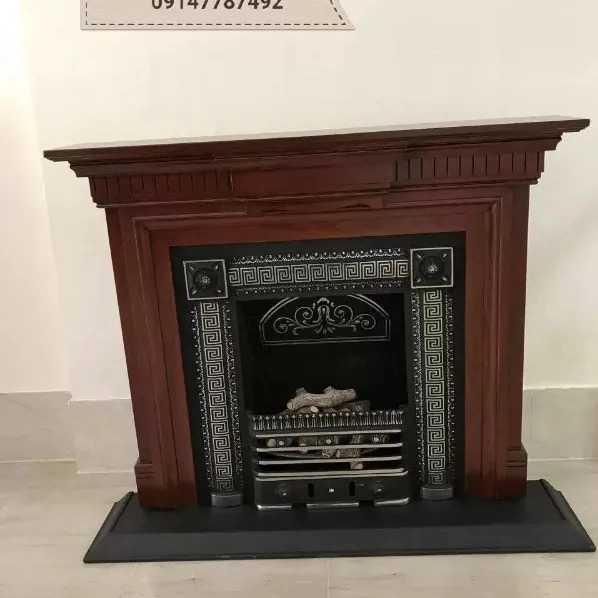 شومینه های کلاسیک(برقی،گازی،چدنی)با فرم چوب