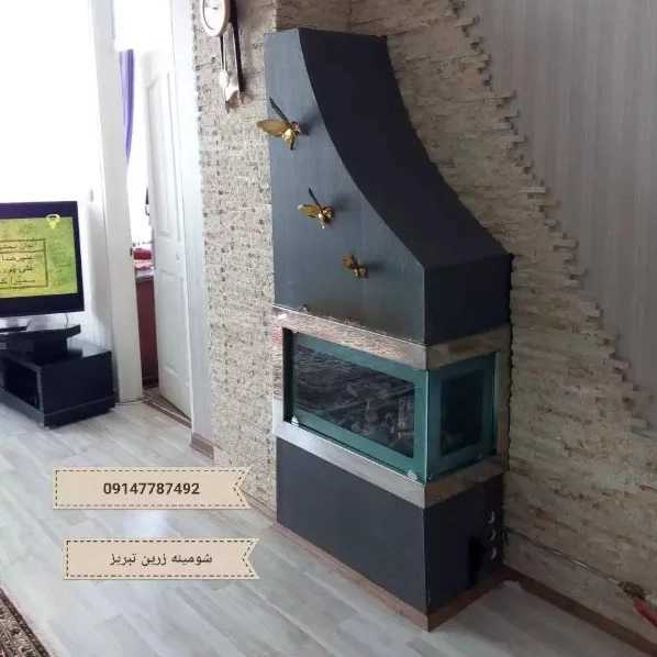 شومینه های ۹۰درجه یا Lمدرن(برقی،گازی)