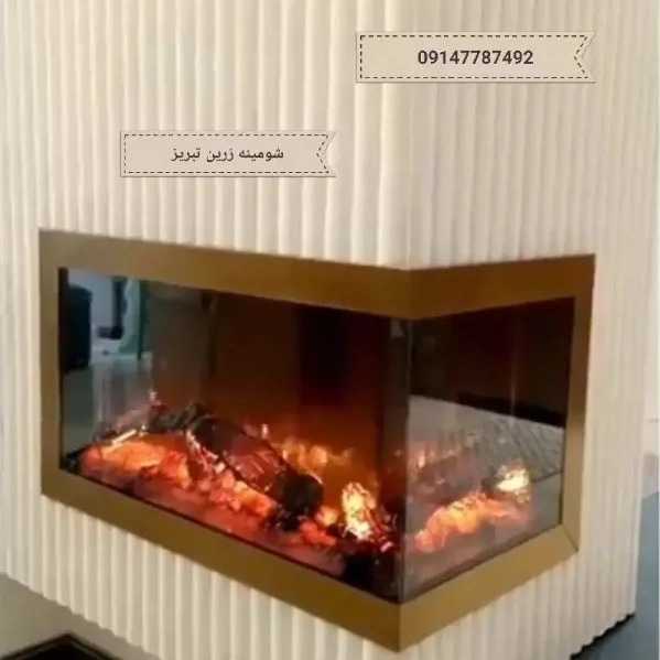 شومینه های ۹۰درجه یا Lمدرن(برقی،گازی)