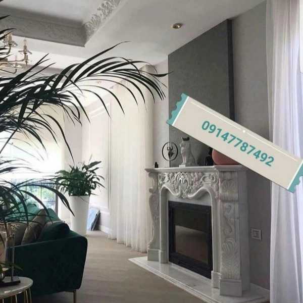 شومینه های کلاسیک(برقی،گازی،چدنی)با فرم چوب و سنگ