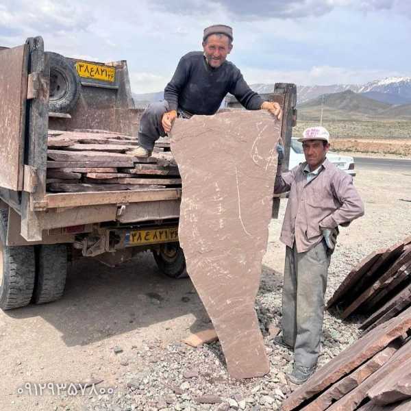 لاشه سنگ و سنگ ورقه ای مصالح رجبیان