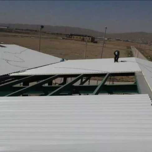 اجرای سقف ساندویچ پانل  (اجرای دیواری)