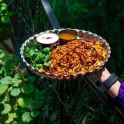أرز عدس مع دجاج