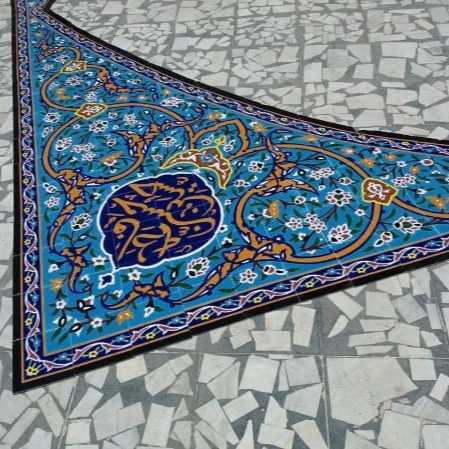 نماکاری و کاشی کاری اماکن مذهبی
