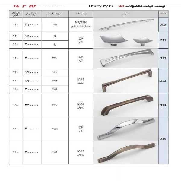 یراق کابینت