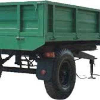 تریلی پشت تراکتوری
