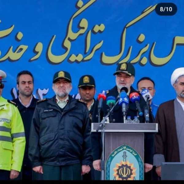 حضور امداد خودرو قروین نماینده کانون جهانگردی و اتومبیلرانی در همایش بزرگ ترافیکی پلیس راهور
