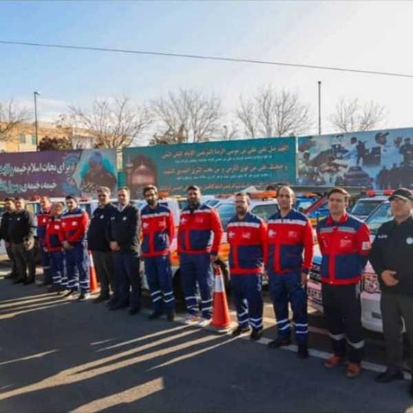 حضور امداد خودرو قروین نماینده کانون جهانگردی و اتومبیلرانی در همایش بزرگ ترافیکی پلیس راهور