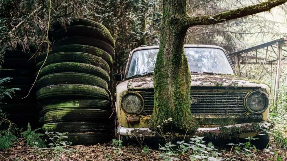 The effect of worn-out cars on environmental pollution!