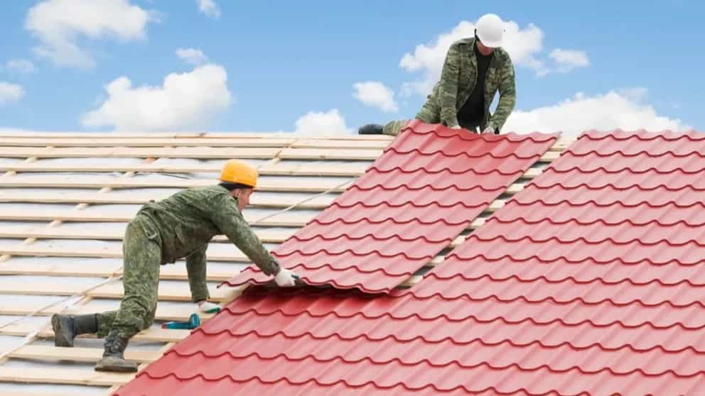 What is a gable roof?