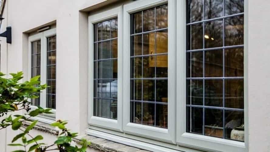 double-glazed window material (upvc)