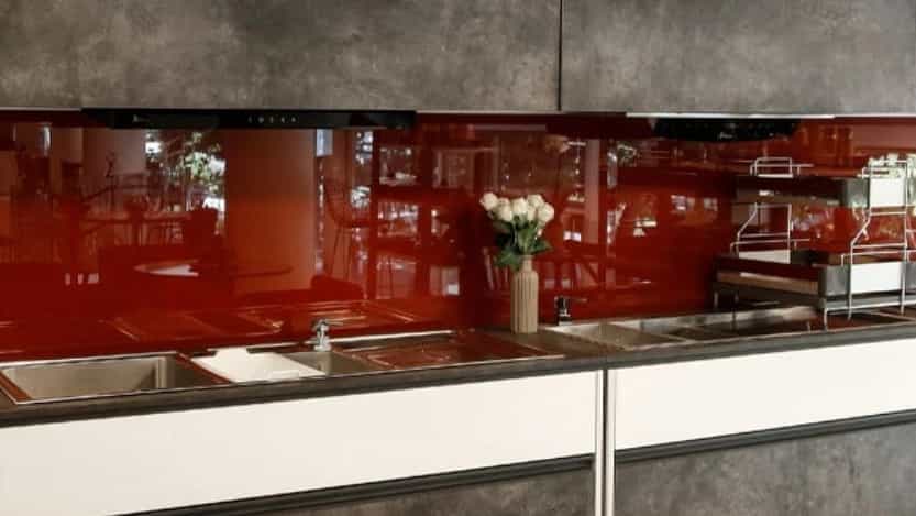 Adhesive tile between cabinets in Golpayegan