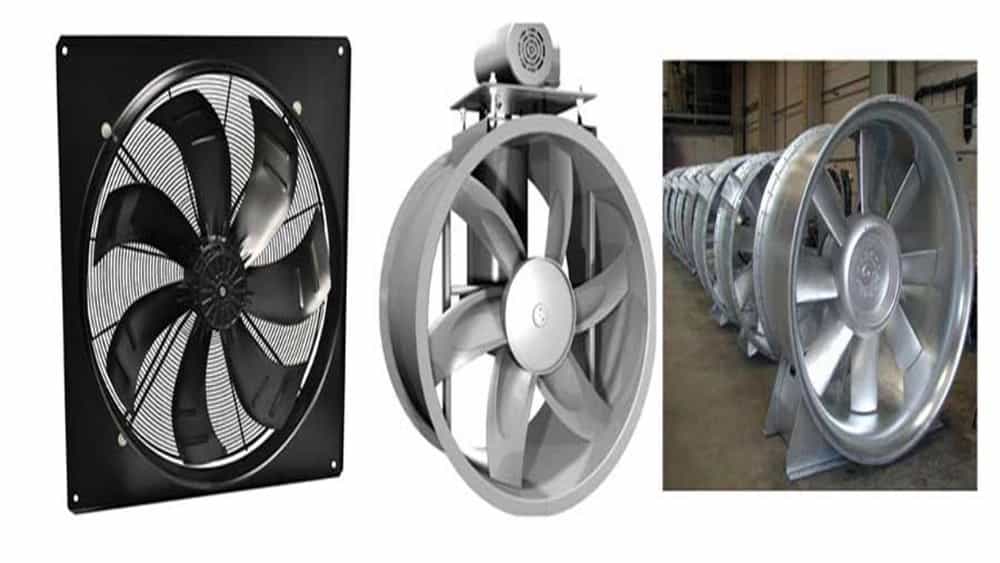 The difference between types of fans and ventilators