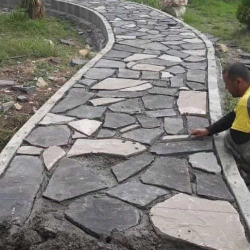 لاشه سنگ و سنگ ورقه ای مصالح رجبیان در دماوند تهران