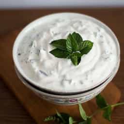 shallot yogurt