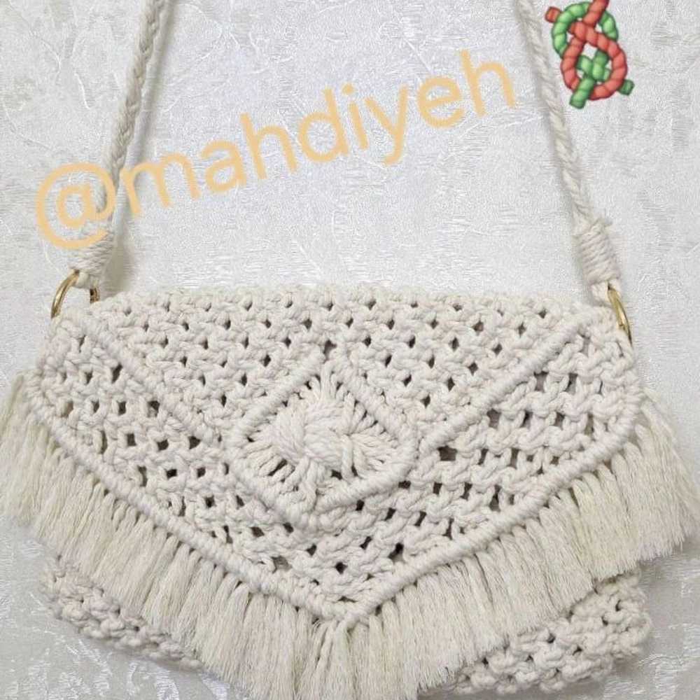 مکرومه بافی مهدیه، سفارش انواع صندل پادری شلف کیف و لوستر در انزلی