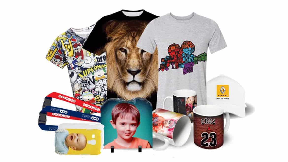 Sublimation printing on all objects