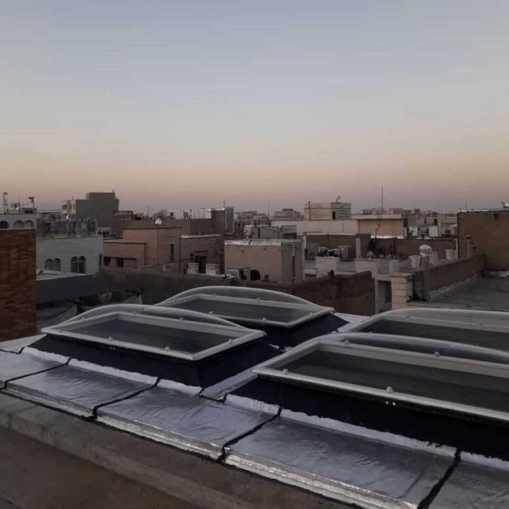 طراحی و اجرای نورگیر حبابی و پوشش سقف در اراک