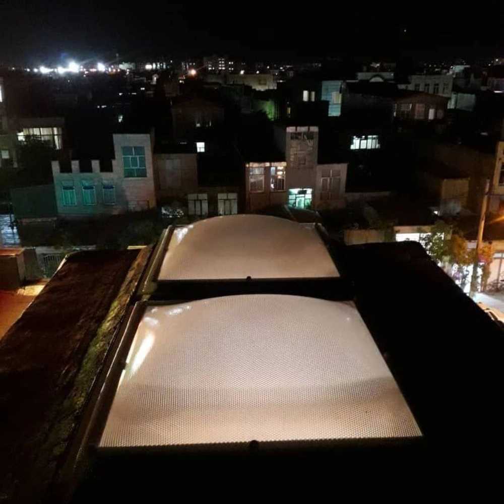 طراحی و اجرای نورگیر حبابی و پوشش سقف در اراک