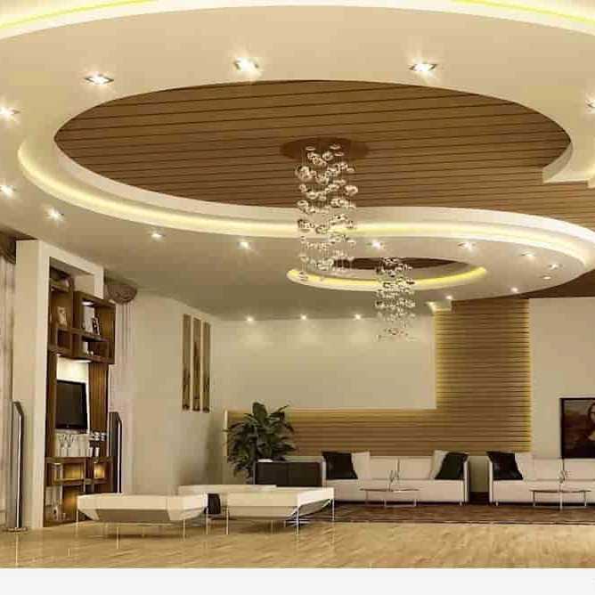 سفید کاری غیرتی کناف کاری نور مخفی با گچ در صومعه‌سرا