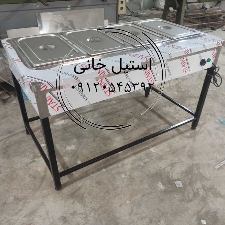 کانتر گرم پایه دار استیل