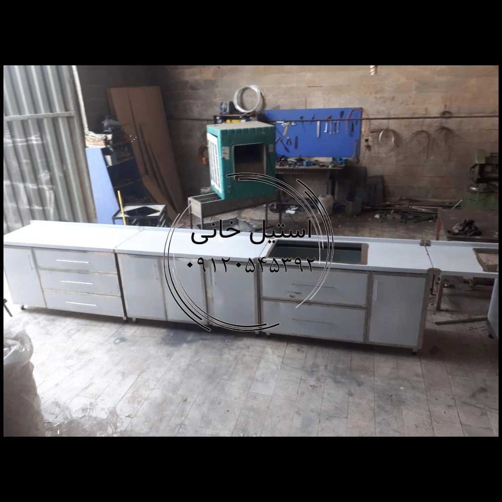 کابینت زمینی  استیل