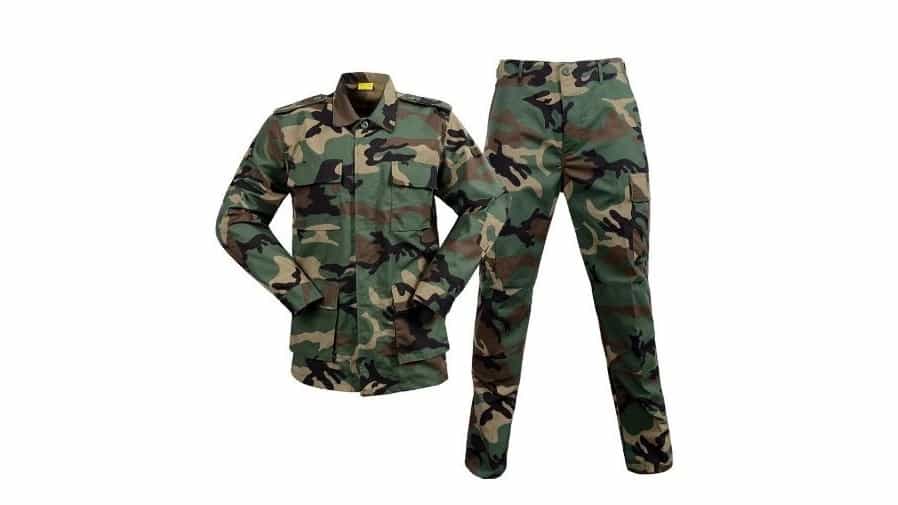 Production and sale of military uniforms in Tehran