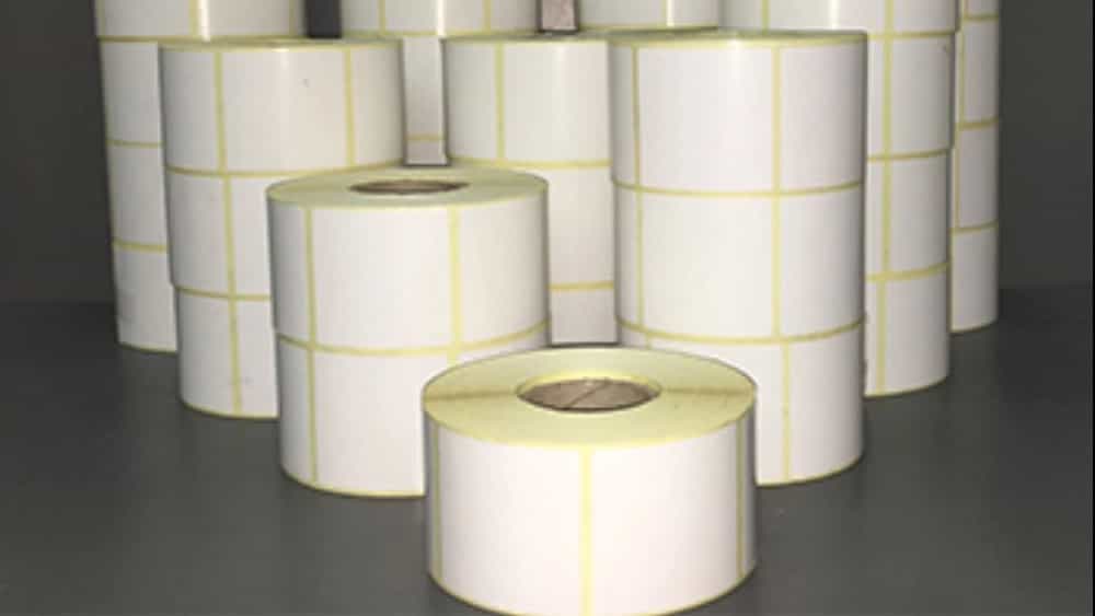 Printing paper adhesive back labels