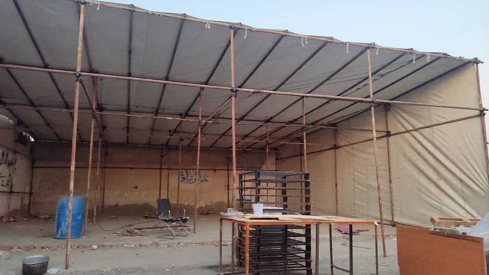 چادر فروتن، فروش و اجاره چادر برزنتی کانتینری لمینت در تهران