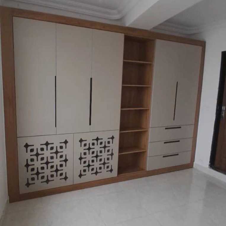 کمد دیواری ام دی اف دستگیره مخفی