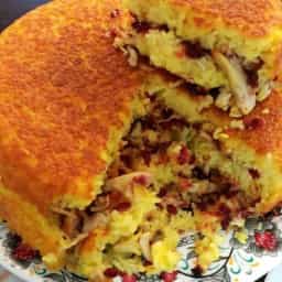 The bottom of the chicken chicken, meat