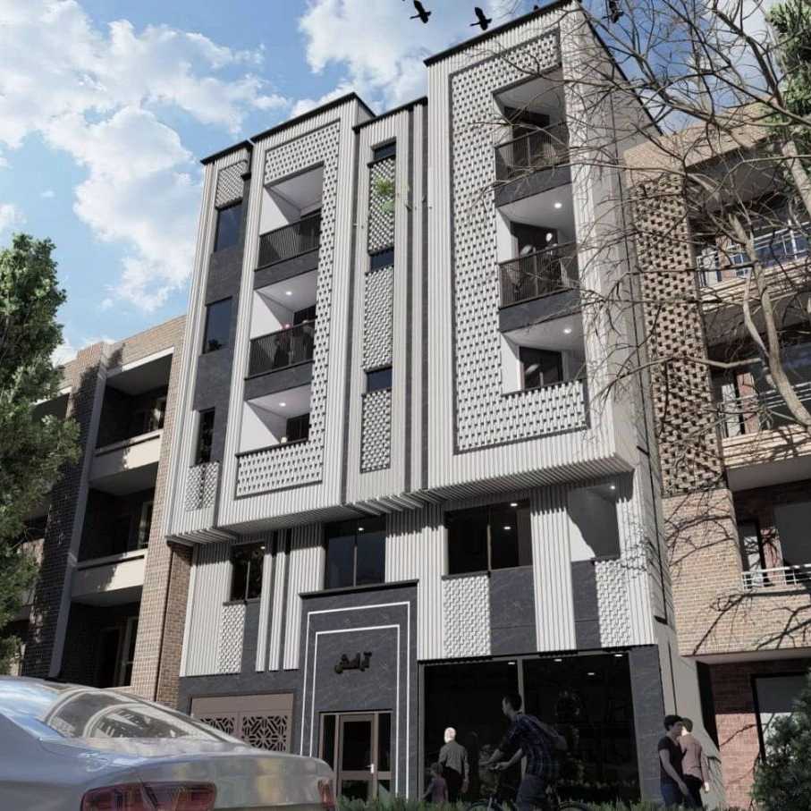 طراحی و اجرای نمای مدرن مهندس مینایی