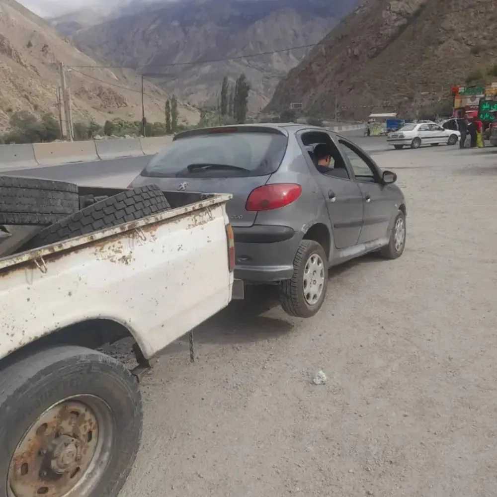 امداد خودرو اسفندیاری در جاده هراز